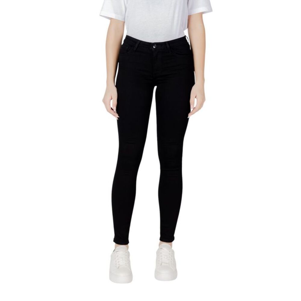 Armani Exchange Black Cotton Skinny Women's Jeans